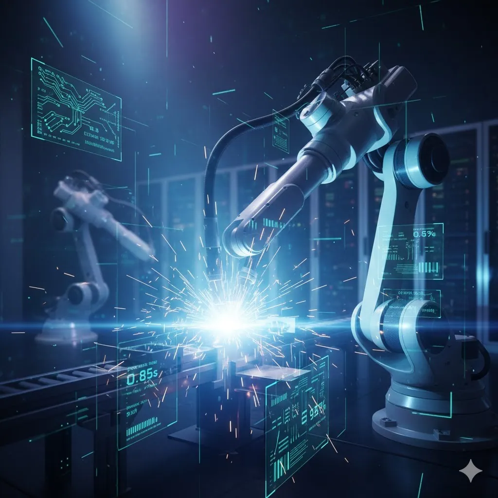 Robotic welding arm